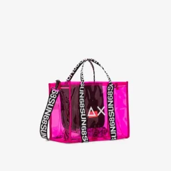 New Borsa mare in PVC fucsia Donna Borse|Accessori Donna