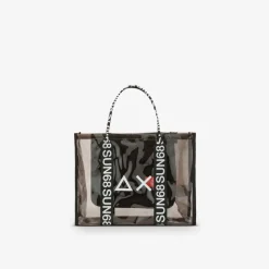 Hot Borsa mare in PVC nero Donna Borse|Accessori Donna