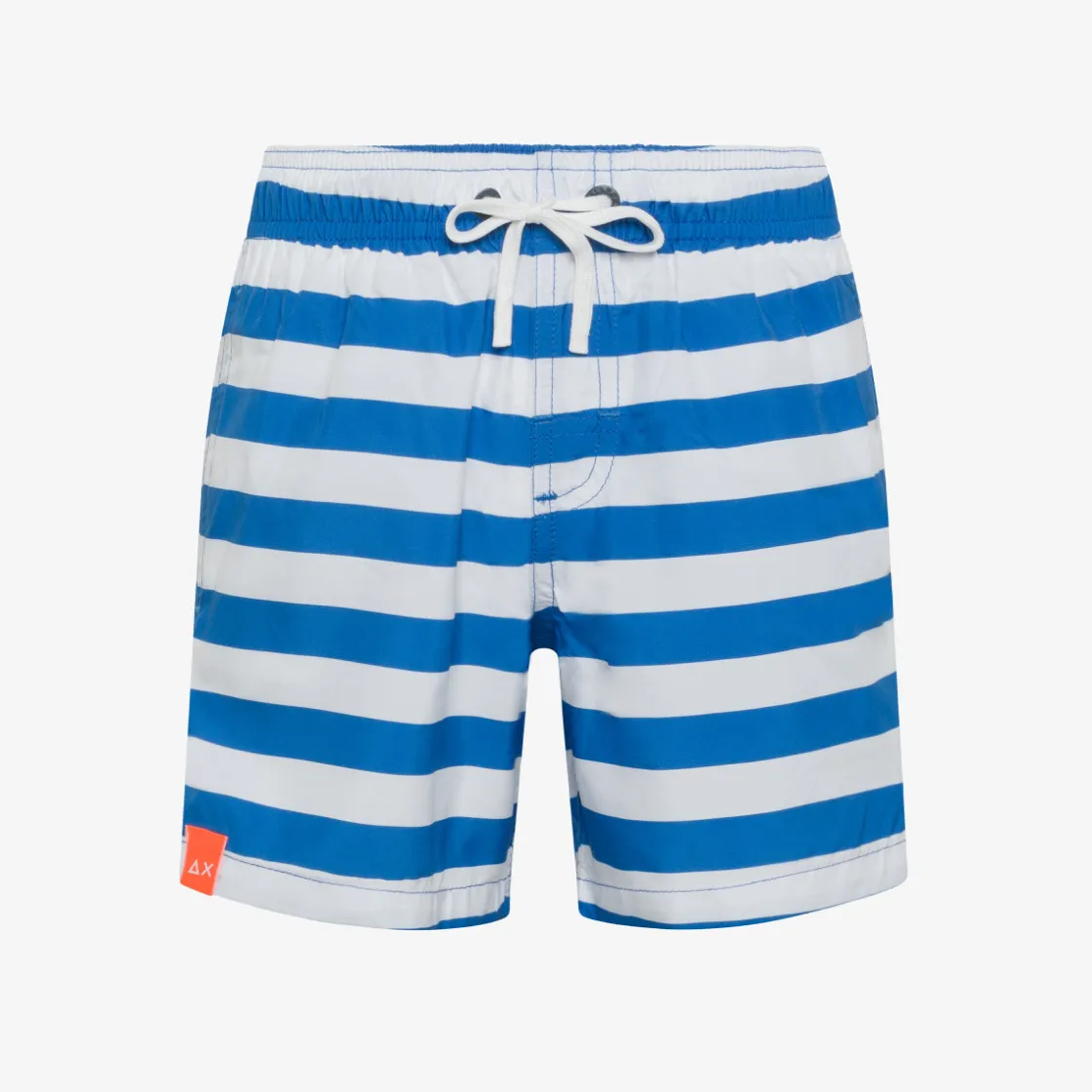 Outlet Boxer mare a righe bianche e blu royal Costumi Bimbo