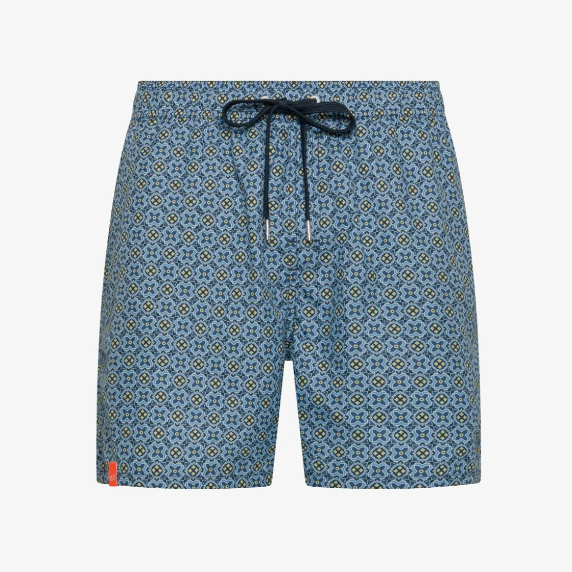 New Boxer mare con stampa avio scuro e avio Uomo Costumi Uomo