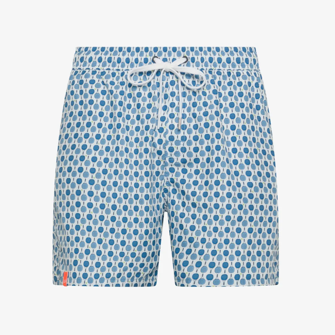 Clearance Boxer mare con stampa bianca e turchese Uomo Costumi Uomo