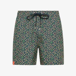 Clearance Boxer mare con stampa blu navy e gialla Uomo Costumi Uomo