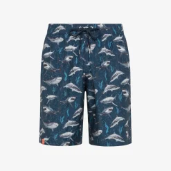 Discount Boxer mare con stampa blu navy Uomo Costumi Uomo