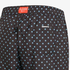 Online Boxer mare con stampa nera e turchese Uomo Costumi Uomo