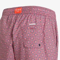 Outlet Boxer mare con stampa rossa e avio scuro Uomo Costumi Uomo