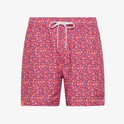Outlet Boxer mare con stampa rosso e blu royal Uomo Costumi Uomo