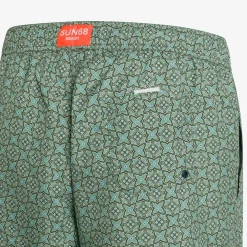 Hot Boxer mare con stampa verde scuro e verde salvia Uomo Costumi Uomo