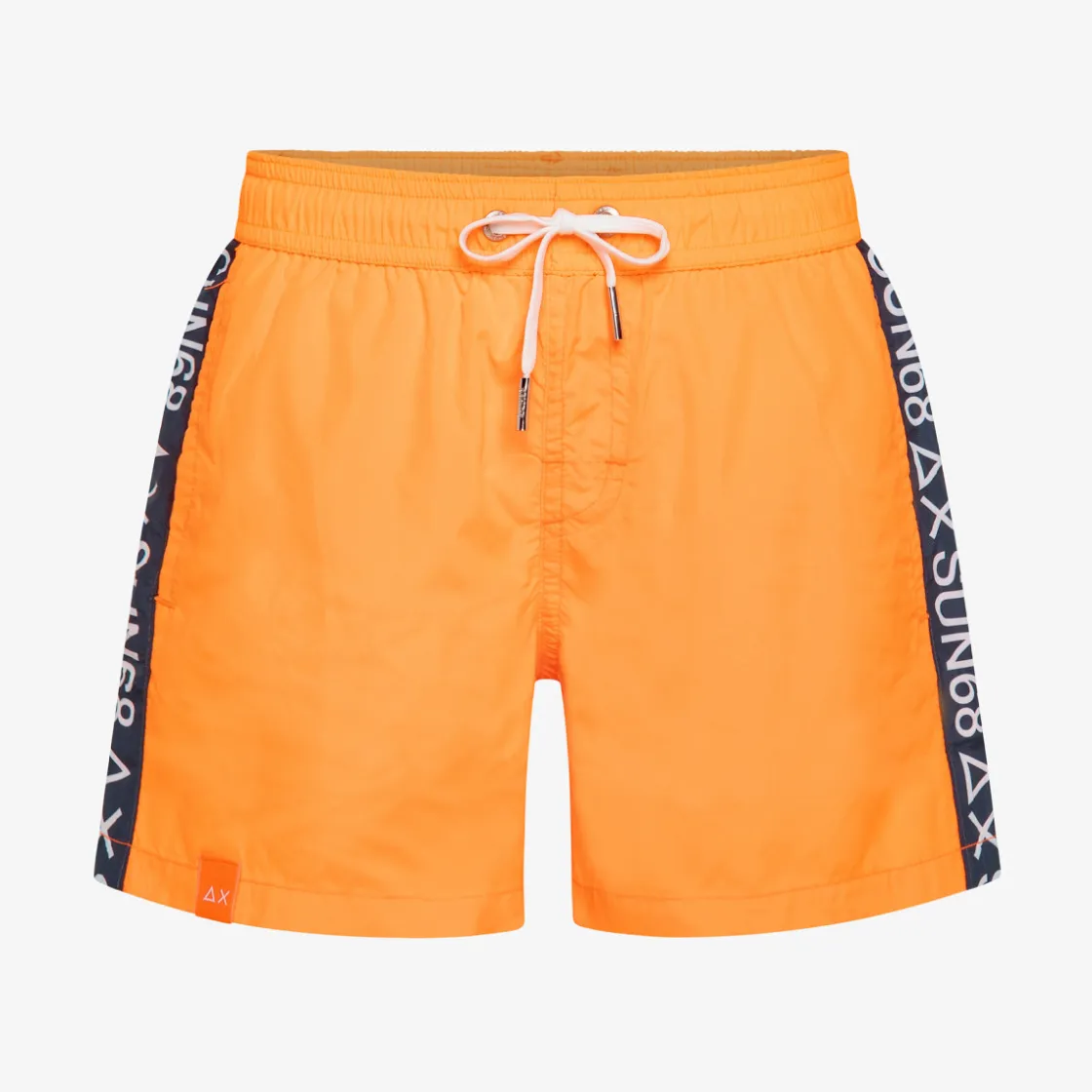 Online Boxer mare in nylon arancio fluo Costumi Bimbo