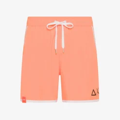 Outlet Boxer mare in nylon arancio fluo Uomo Costumi Uomo