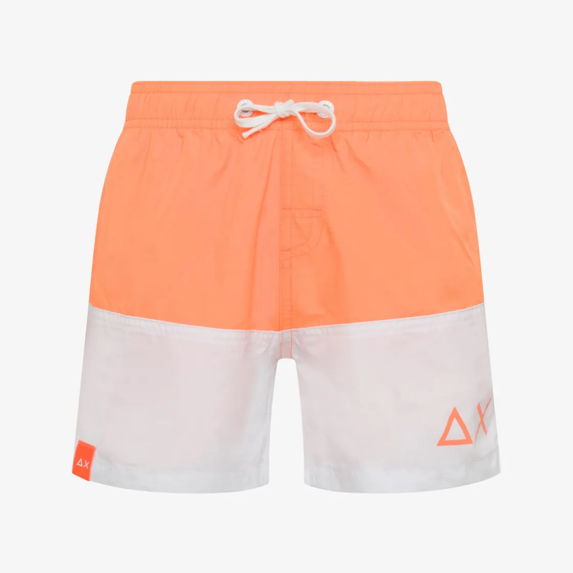 Sale Boxer mare in nylon arancio fluo Costumi Bimbo