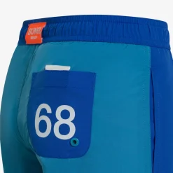 Best Boxer mare in nylon blu royal e turchese Costumi Bimbo