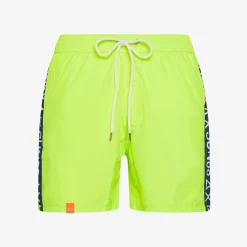 Online Boxer mare in nylon giallo fluo Uomo Costumi Uomo