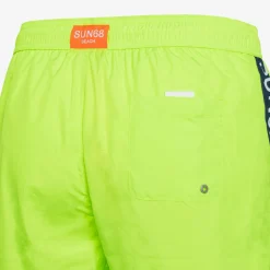 Online Boxer mare in nylon giallo fluo Uomo Costumi Uomo