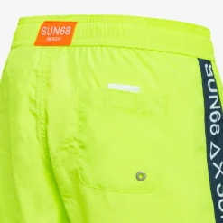 Discount Boxer mare in nylon giallo fluo Costumi Bimbo