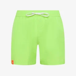 New Boxer mare in nylon giallo fluo e blu navy Costumi Bimbo
