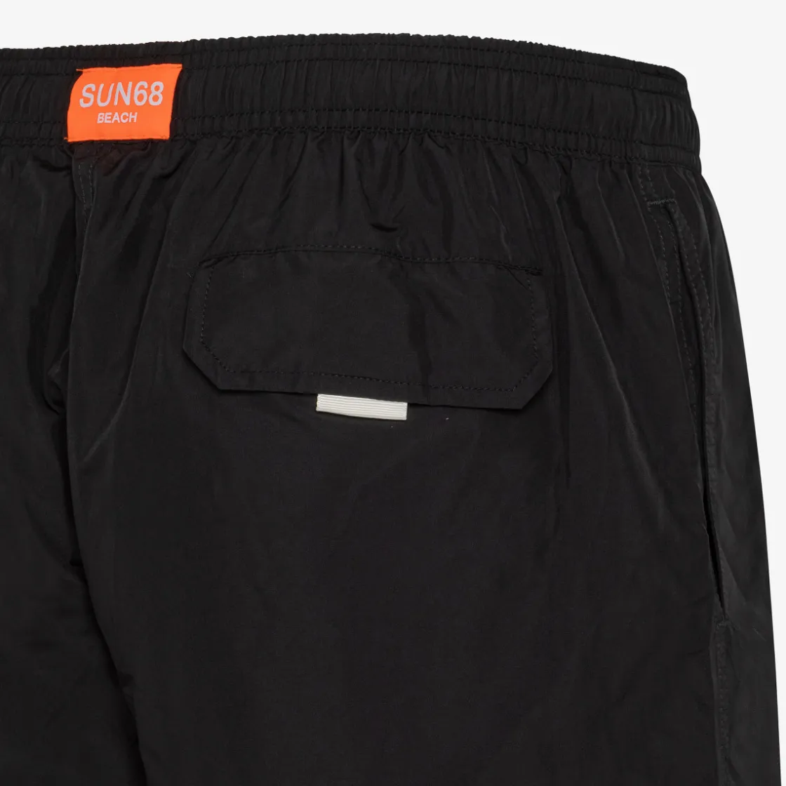 Online Boxer mare in nylon nero Uomo Costumi Uomo