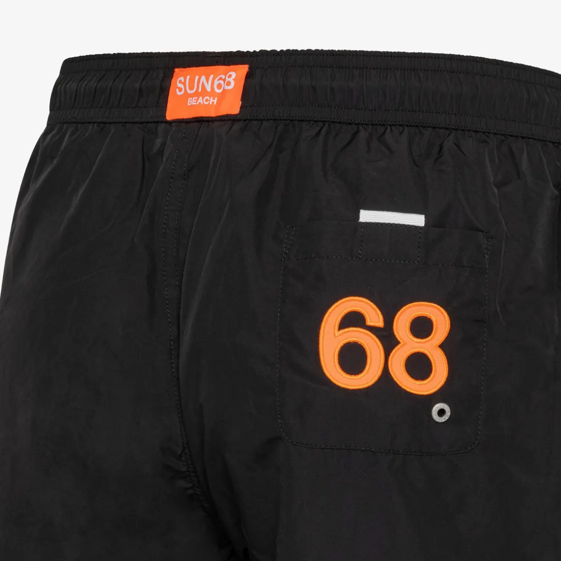 Discount Boxer mare in nylon nero Uomo Costumi Uomo