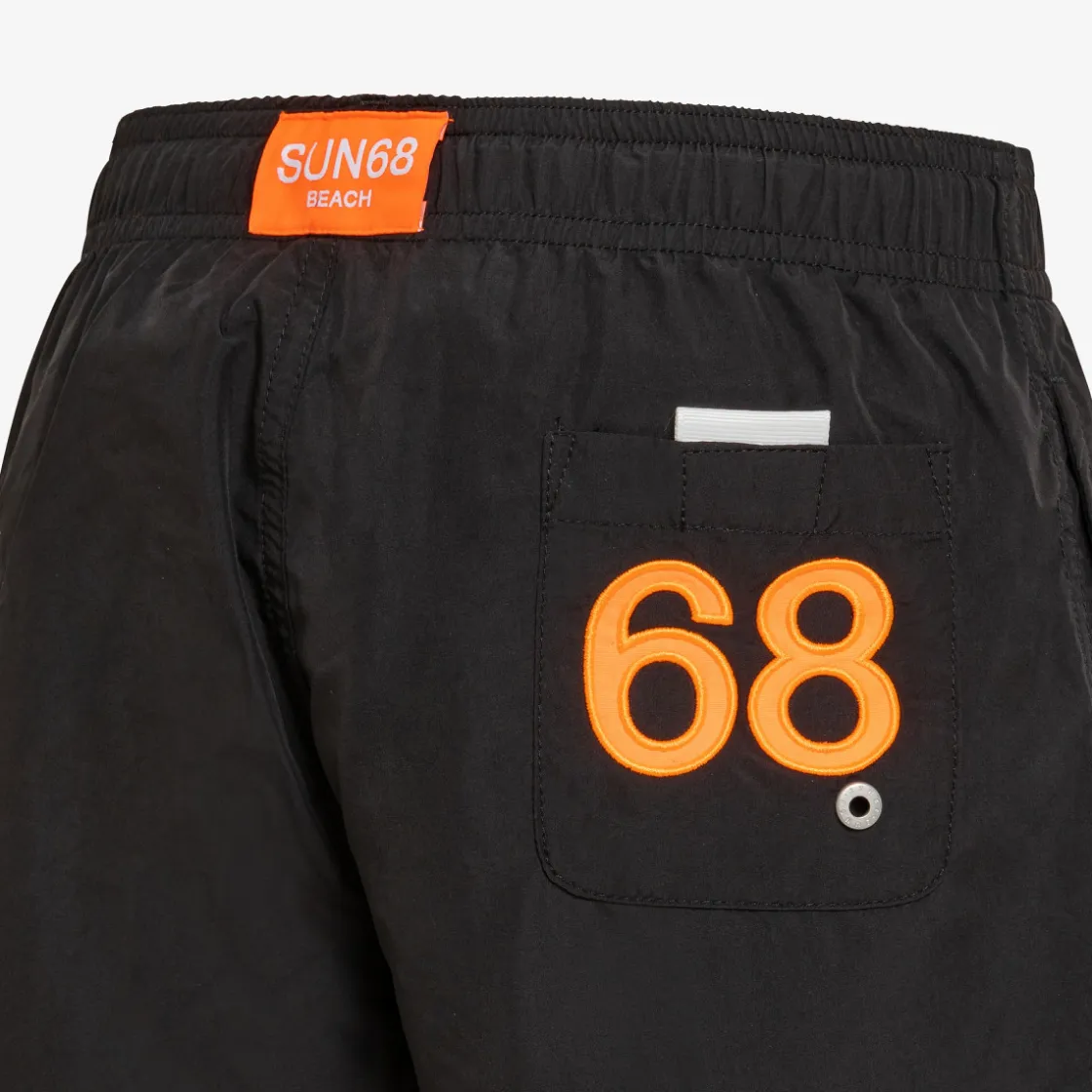 Outlet Boxer mare in nylon nero Costumi Bimbo