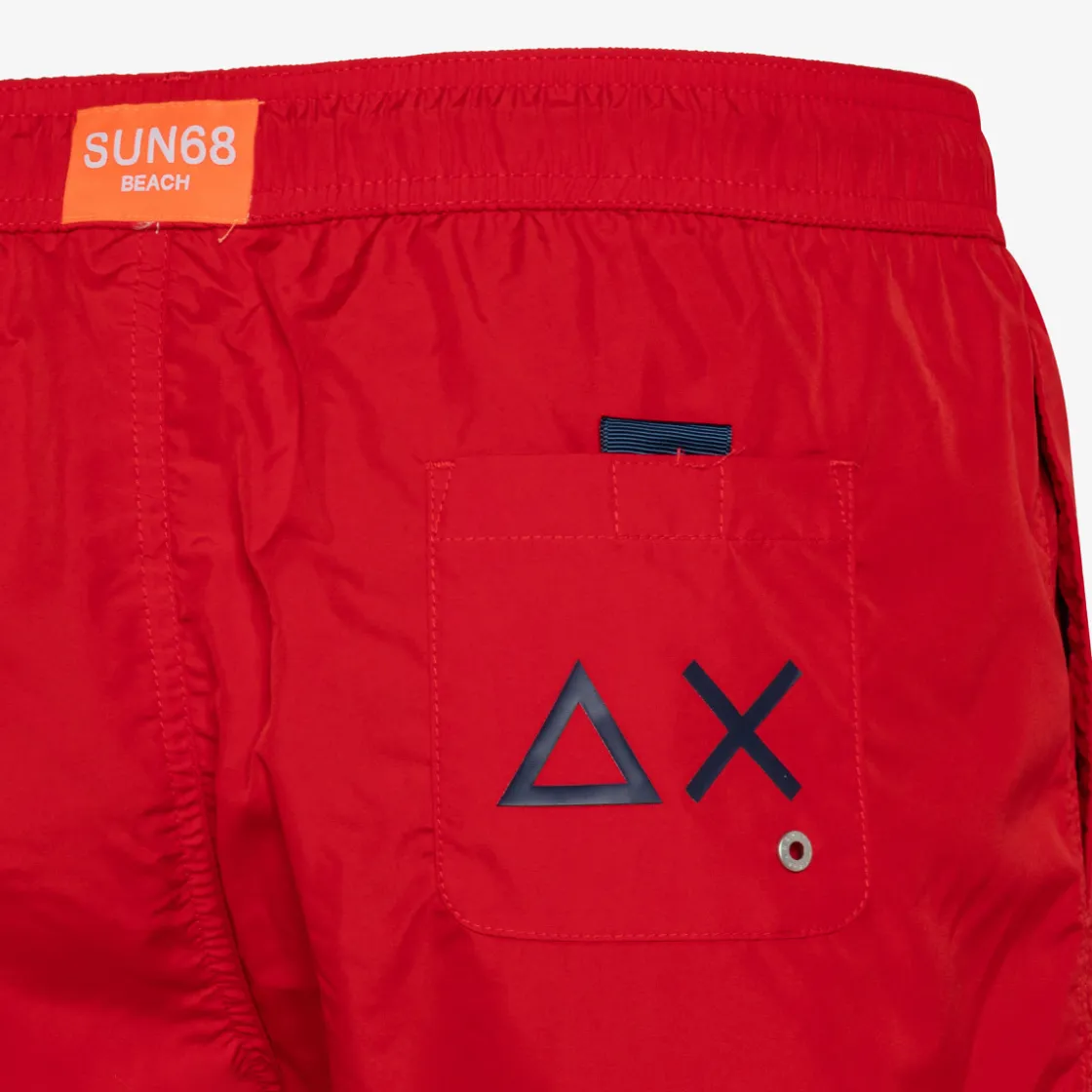 Online Boxer mare in nylon rosso fuoco Uomo Costumi Uomo