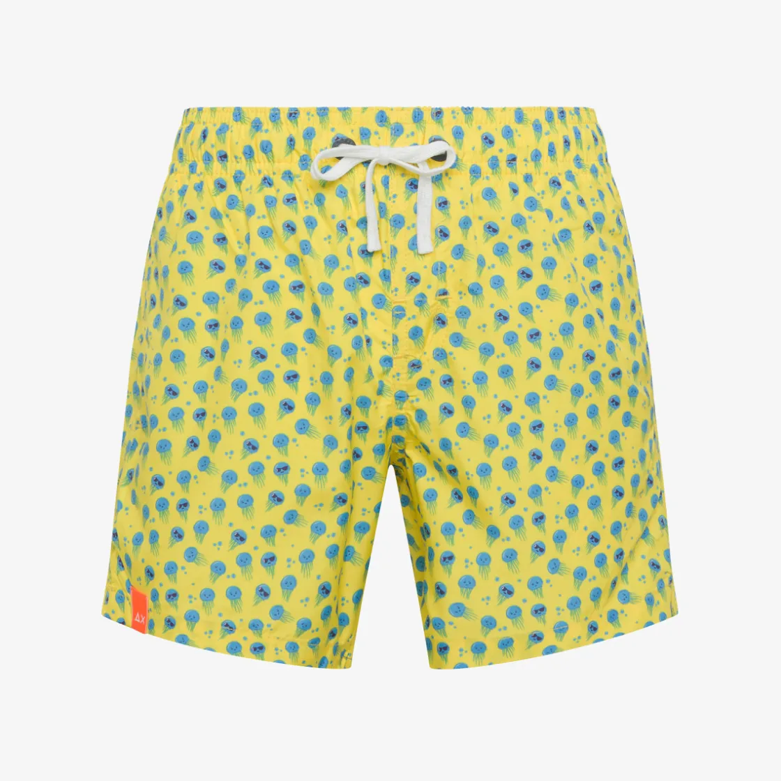 Discount Boxer mare in nylon stampato giallo Costumi Bimbo