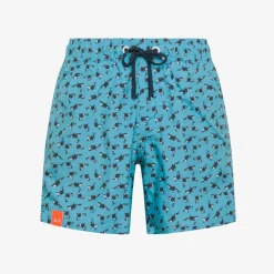 Best Boxer mare in nylon stampato turchese Costumi Bimbo