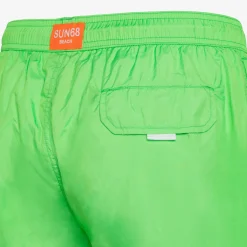Outlet Boxer mare in nylon verde fluo Uomo Costumi Uomo
