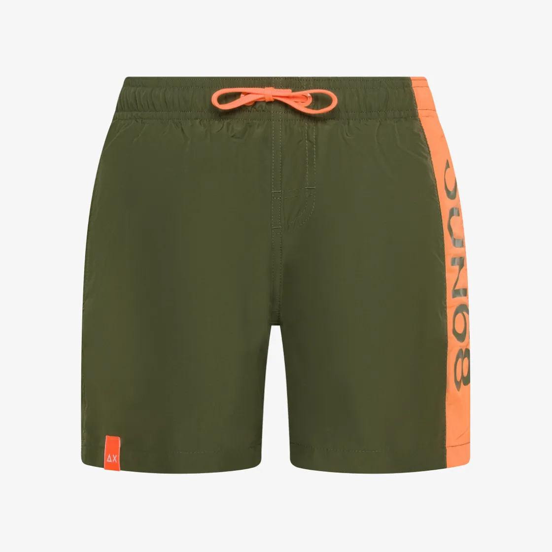 Hot Boxer mare in nylon verde militare Costumi Bimbo