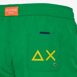Fashion Boxer mare in nylon verde prato Uomo Costumi Uomo