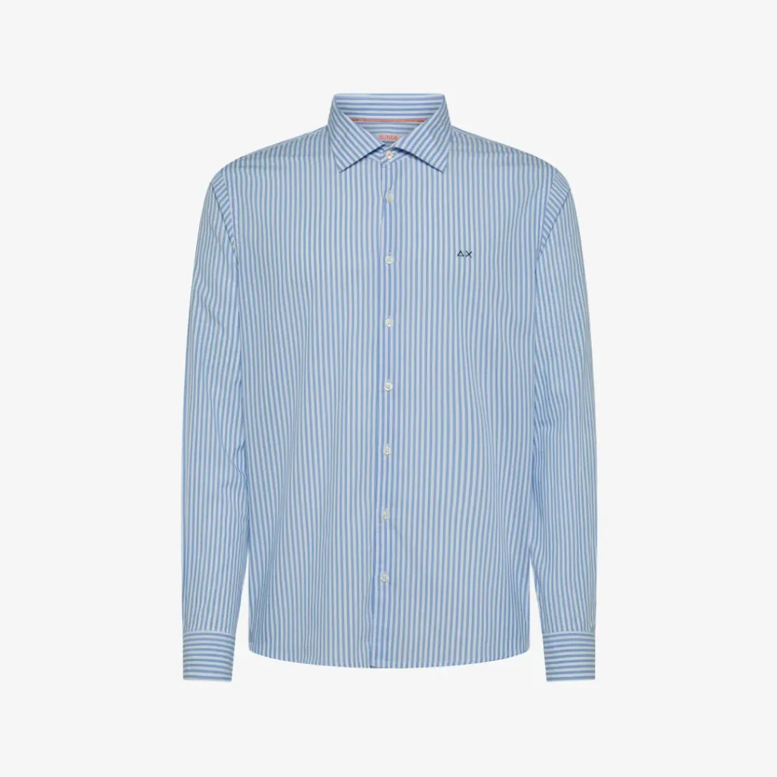 Online Camicia in cotone a righe bianche e fucsia Uomo Camicie