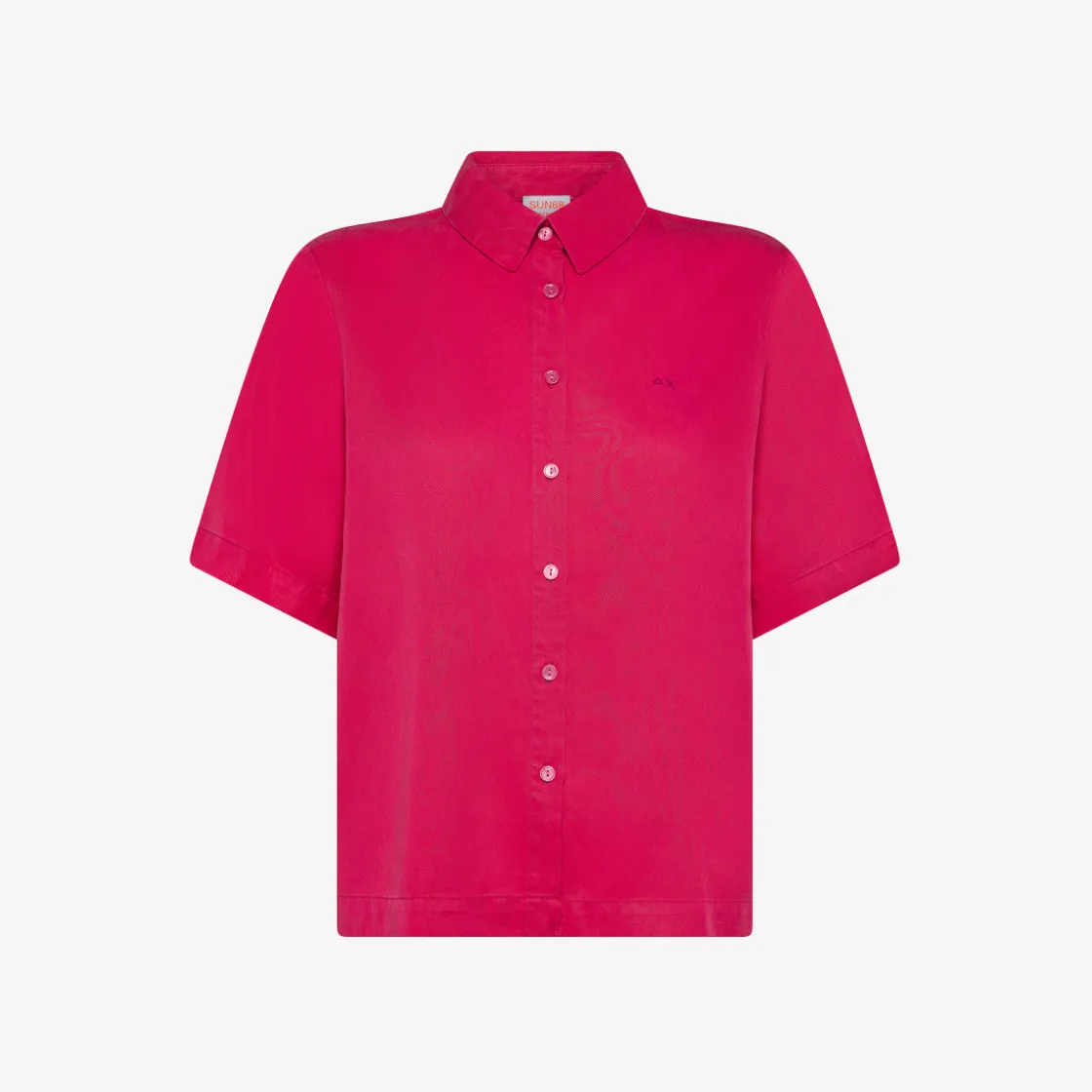 Clearance Camicia in tessuto fluido fucsia Donna Camicie