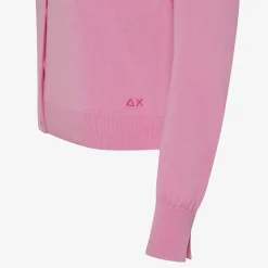 Clearance Cardigan in cotone geranio Donna Maglie