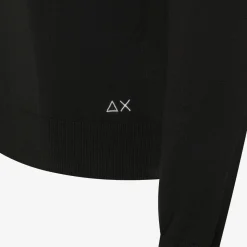 Outlet Cardigan in cotone nero Donna Maglie