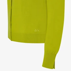 Best Cardigan in cotone verde oliva Donna Maglie