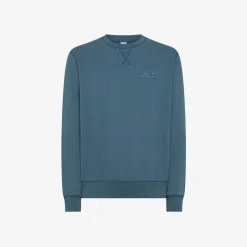 Sale Felpa avio scuro in cotone vintage Uomo Felpe