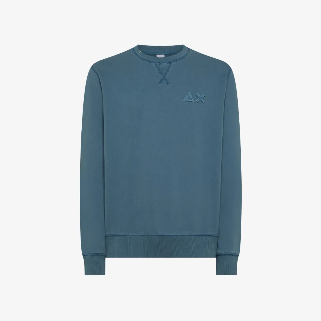 Sale Felpa avio scuro in cotone vintage Uomo Felpe