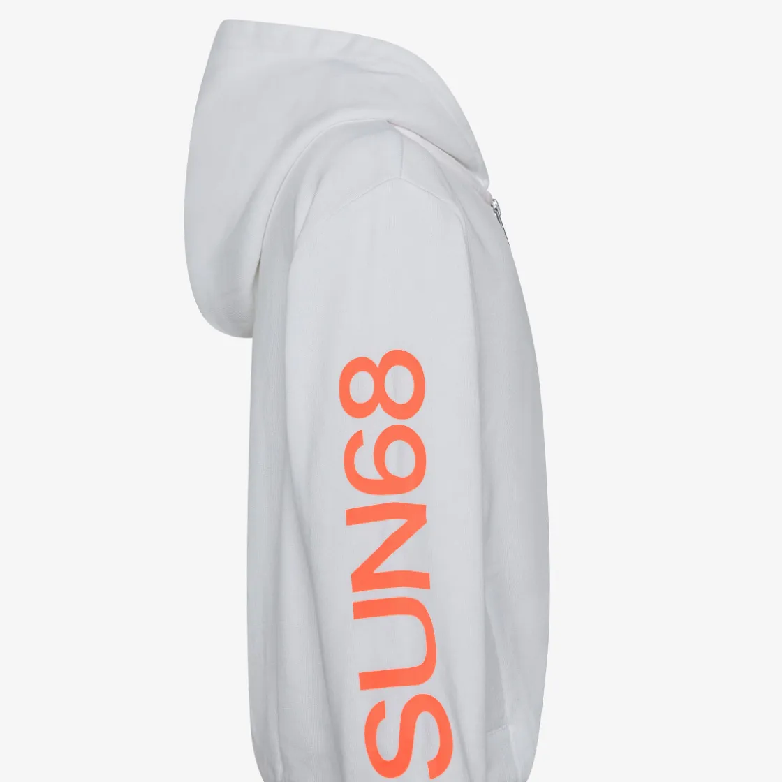 Sale Felpa bianca panna con stampa fluo Bambino Felpe