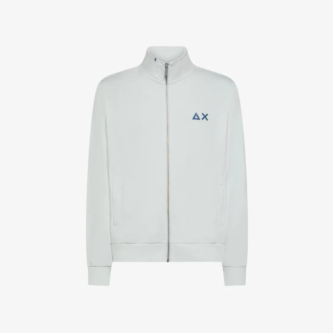 Best Felpa con zip in cotone bianco panna Uomo Felpe
