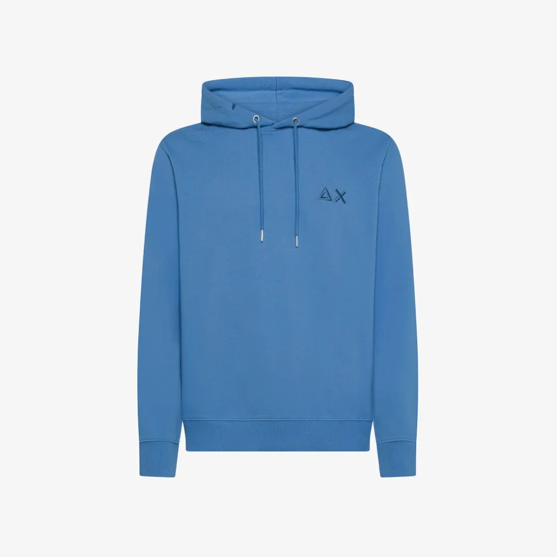Hot Felpa hoodie avio con logo ricamato Uomo Felpe