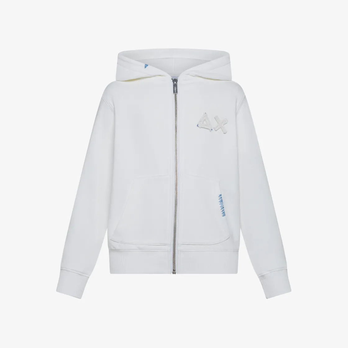 Discount Felpa hoodie bianca panna in cotone vintage Bambino Felpe