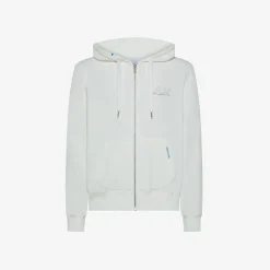 Best Felpa hoodie bianca panna in cotone vintage Uomo Felpe