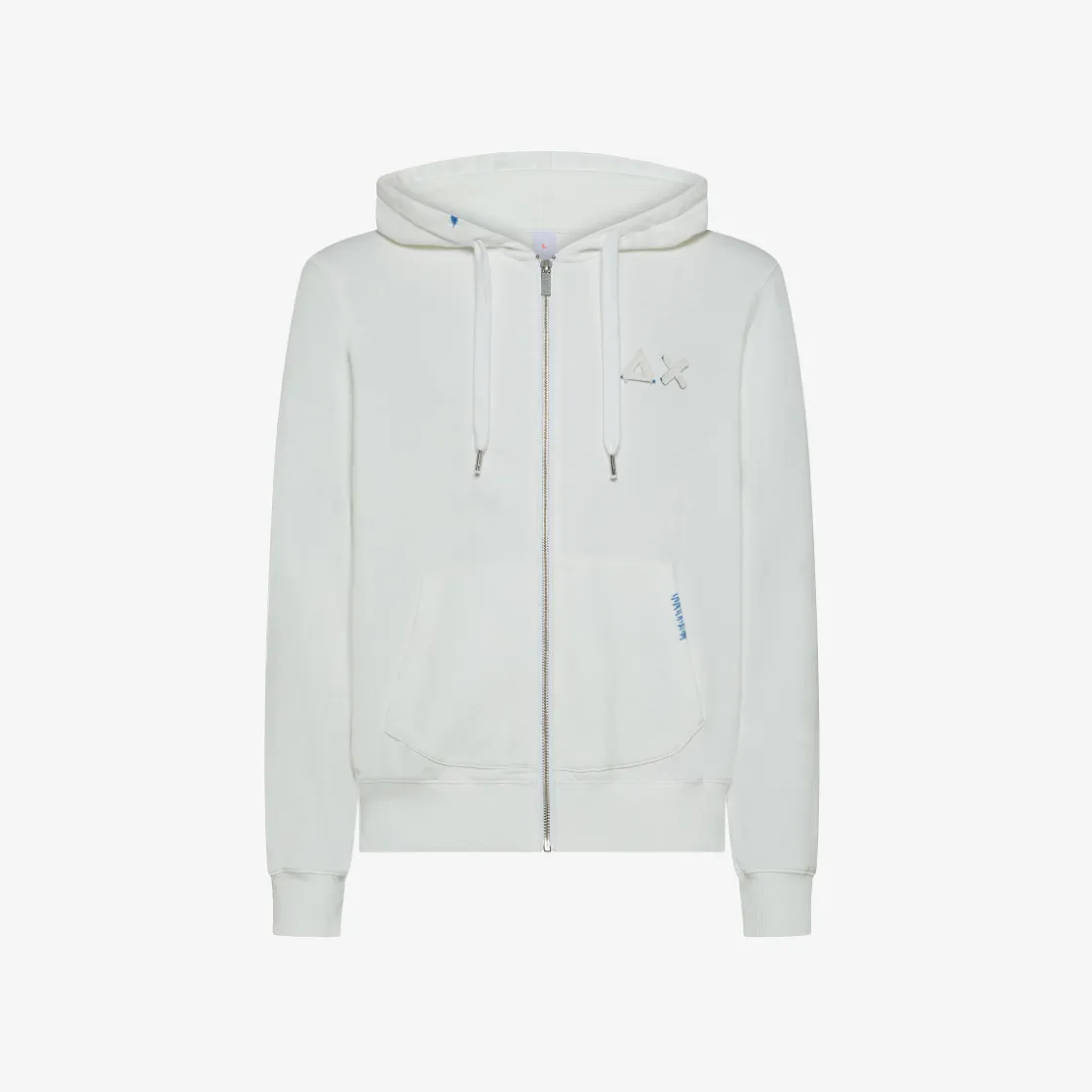 Best Felpa hoodie bianca panna in cotone vintage Uomo Felpe