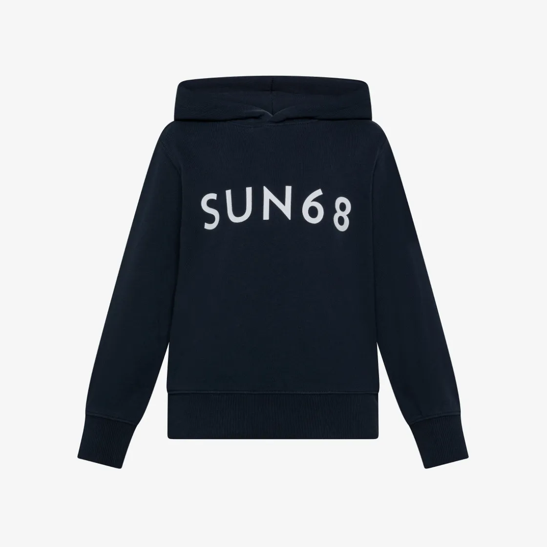 Best Felpa hoodie blu navy con maxi logo Bambino Felpe
