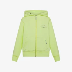 Fashion Felpa hoodie gialla limone in cotone vintage Bambino Felpe