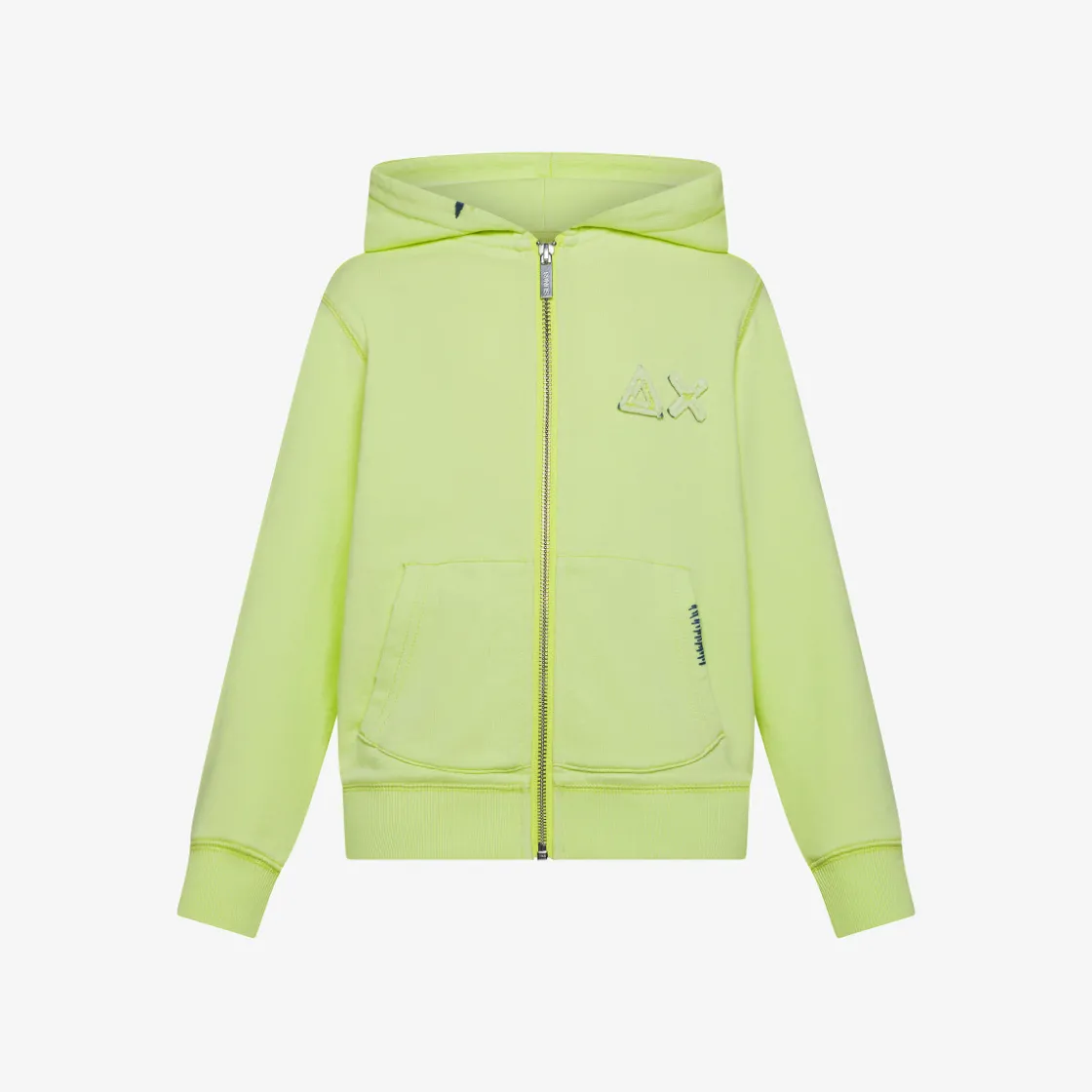 Fashion Felpa hoodie gialla limone in cotone vintage Bambino Felpe