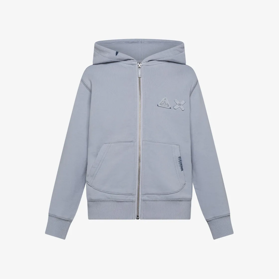 New Felpa hoodie grigia chiara in cotone vintage Bambino Felpe