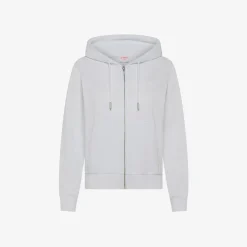 Discount Felpa hoodie in cotone bianco con logo in strass Donna Felpe