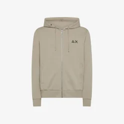 Fashion Felpa hoodie in cotone stone Uomo Felpe