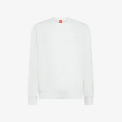 Best Felpa in cotone bianco panna Uomo Beachwear Uomo