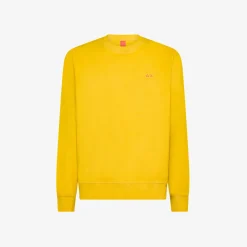 Best Felpa in cotone giallo Uomo Beachwear Uomo