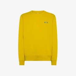 Outlet Felpa in cotone giallo Uomo Felpe